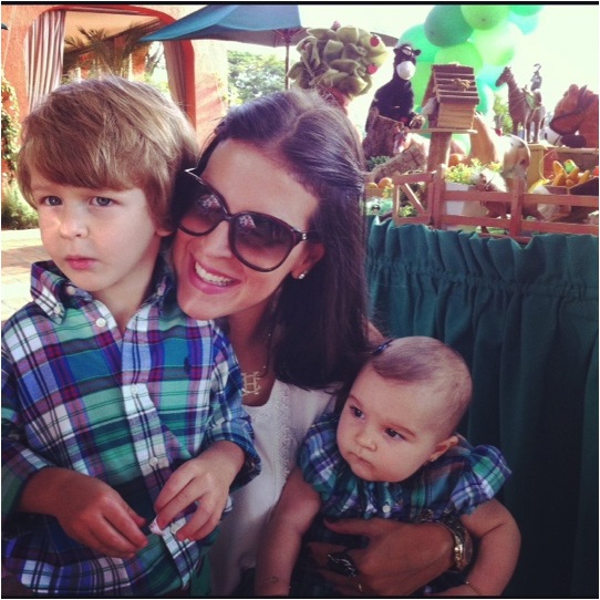 Ciccy Halpern e filhos