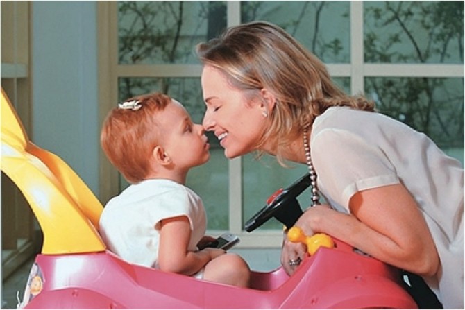 Marina Xandó e filha