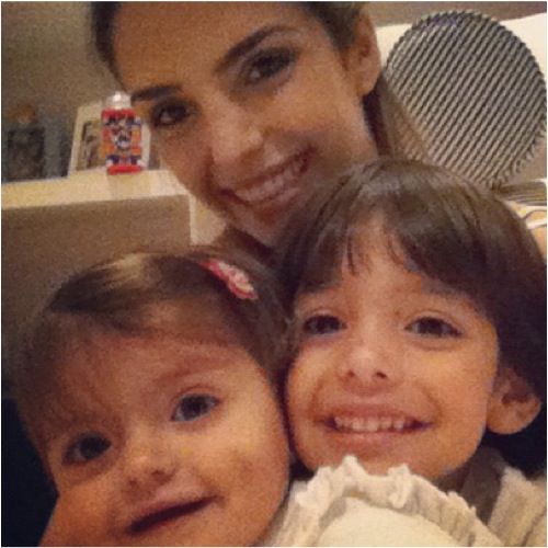 Carol Celico e Filhos