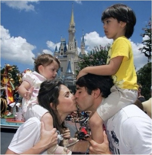 Carol Celico e Kaka Disney