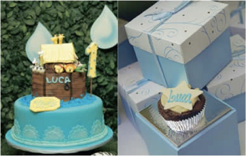 Festa Luca filho Carol Celico e Kaka