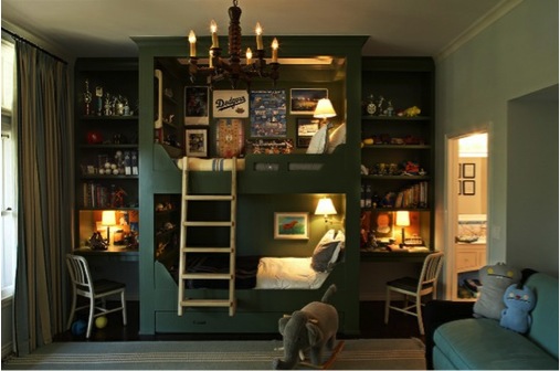 Quarto verde meninos