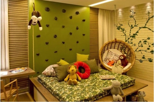 Quarto verde meninos