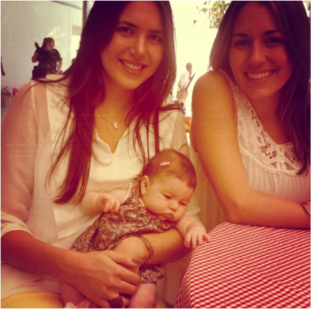 Marina Vicintin e a filha Catarina