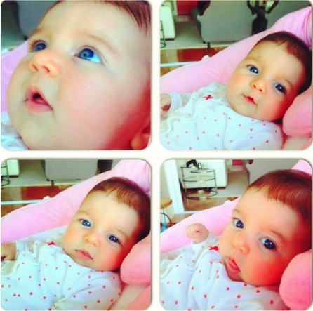 Catarina filha de Marina Vicintin
