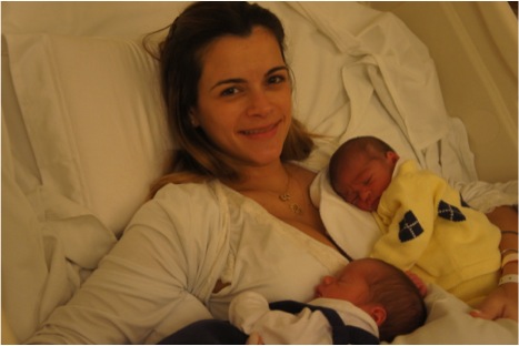 Tatiana Loureiro e filhos