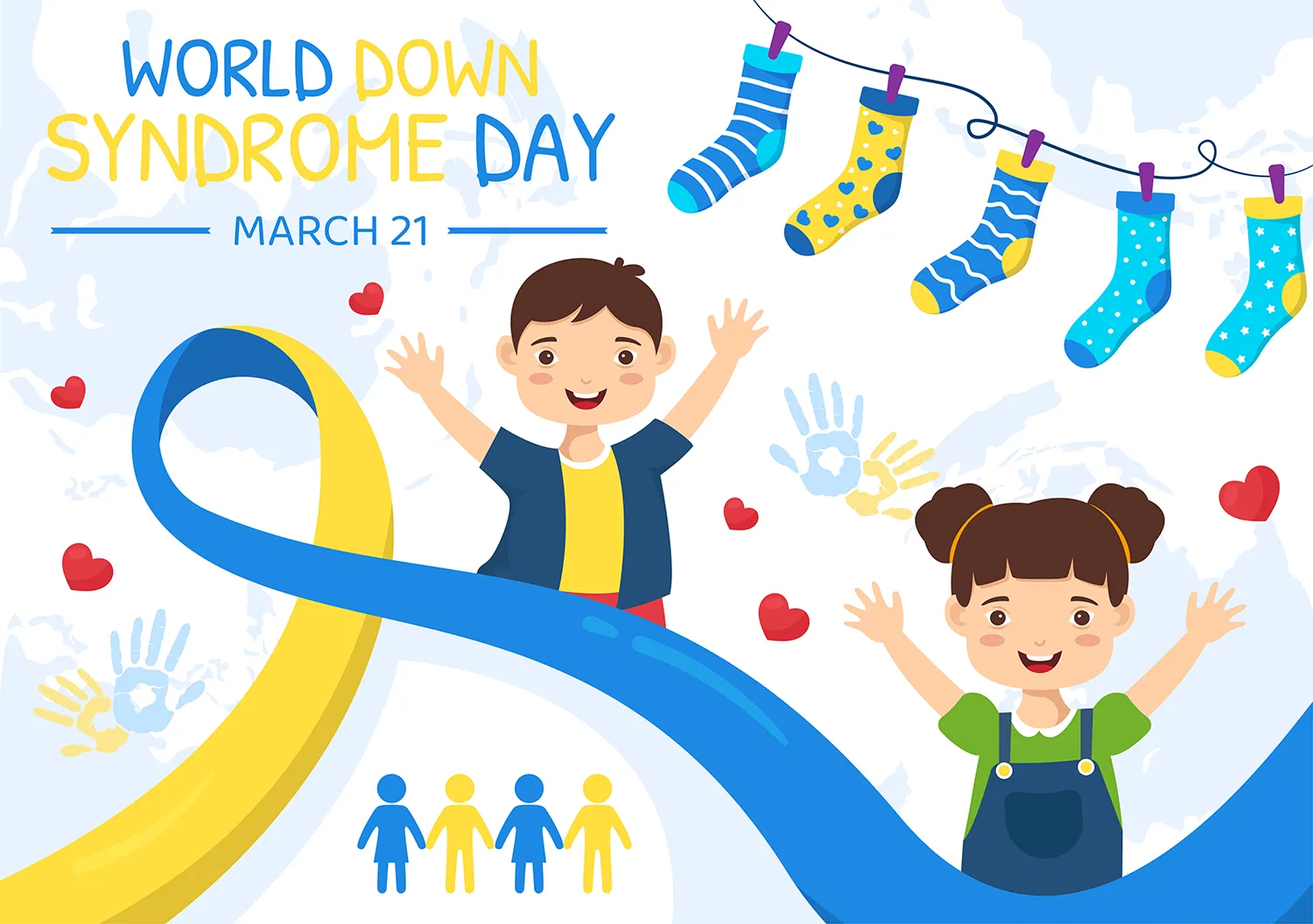 Logo Dia Internacional da Síndrome de Down - Just Real Moms