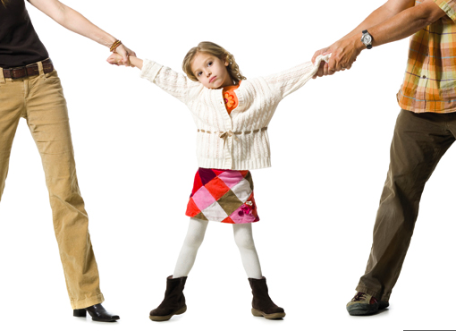 menina no meio de uma separação dos pais Separação dos pais - o que fazer