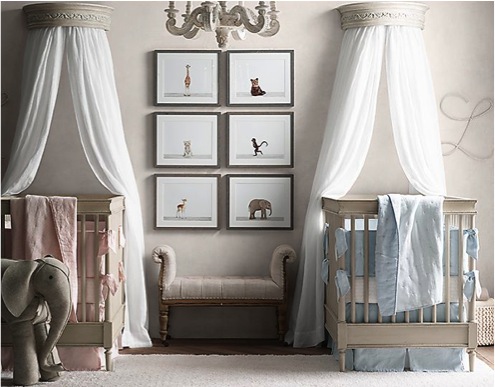 Quartos para bebês gêmeos - Just Real Moms