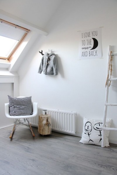 Quarto infantil preto e branco - Just Real Moms