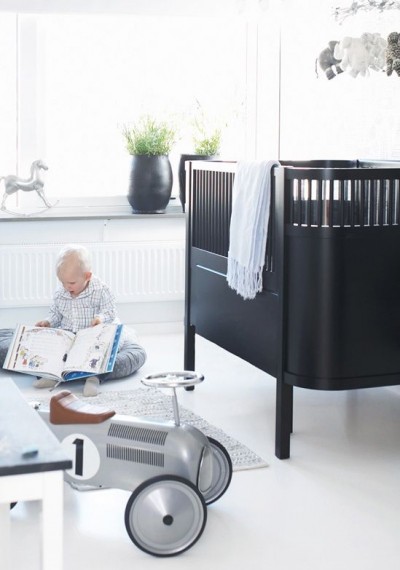 Quartos infantis preto e branco - Just Real Moms