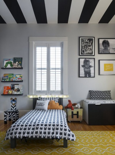 Quartos infantis preto e branco - Just Real Moms