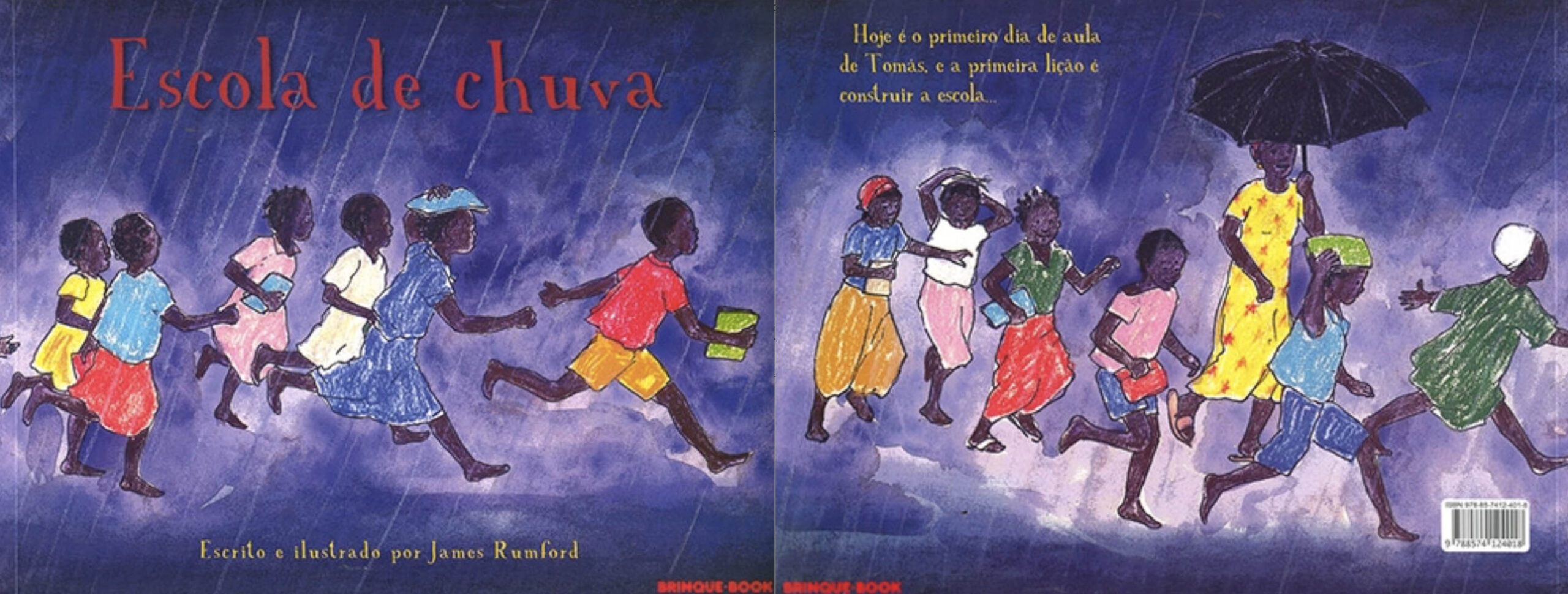 Just Real Moms Livro Infantil Escola de Chuva