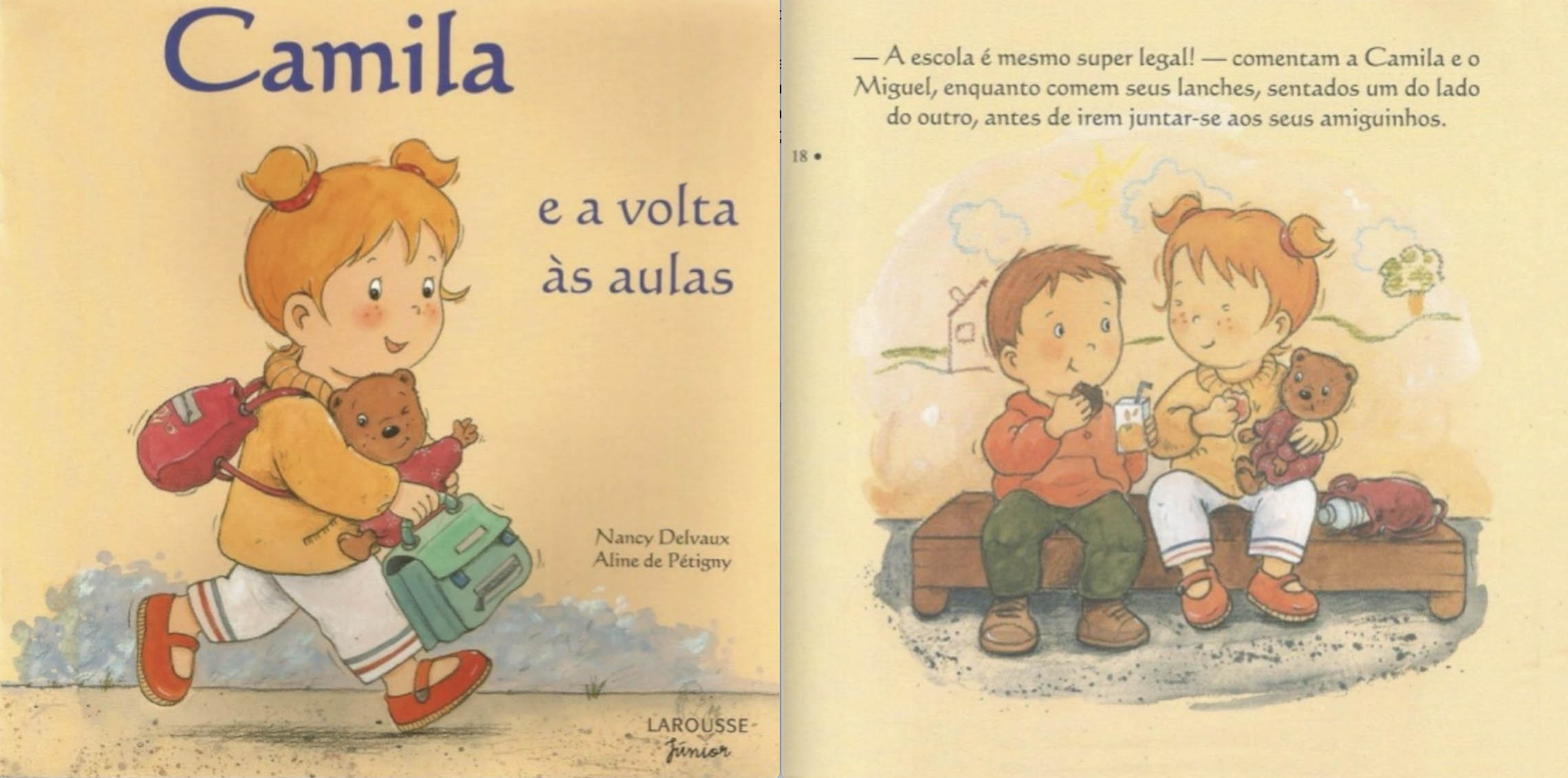 Just Real Moms Livros Infantis Camila e a Volta às Aulas