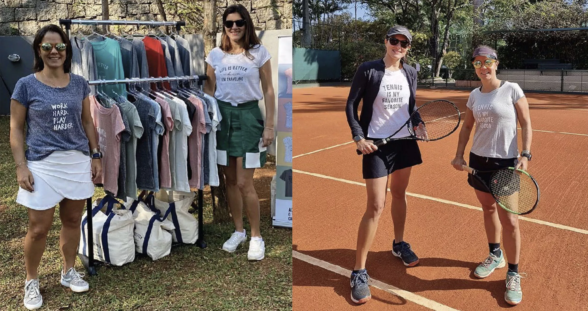 Ana Castanho Monica Velloso Fundadoras Camisetas Personalizadas Just Real Moms