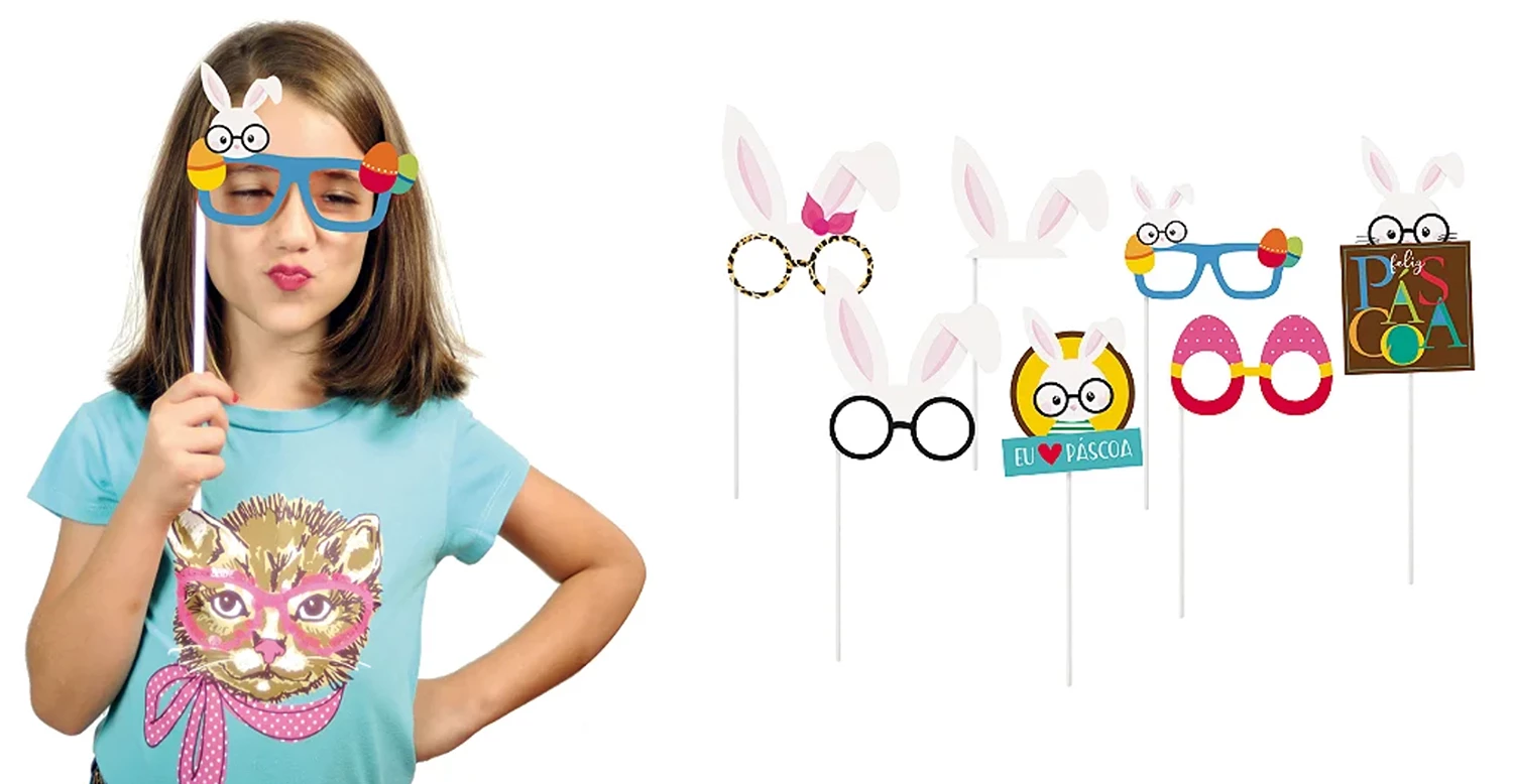 Oculos estilo plaquinha de Páscoa da Rizzo - Just Real Moms