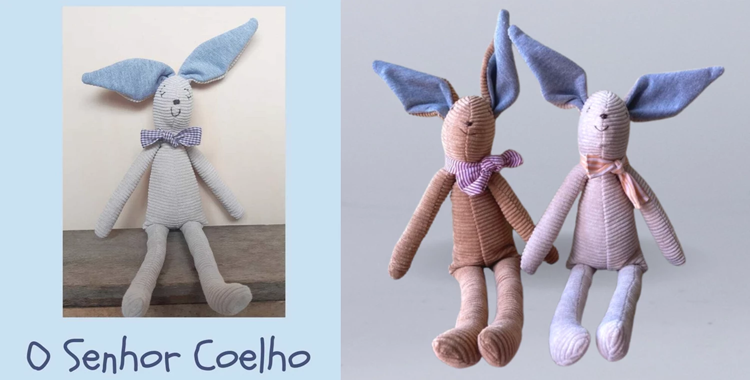 Naninha de coelho da Bembê Atelier para Páscoa - Just Real Moms