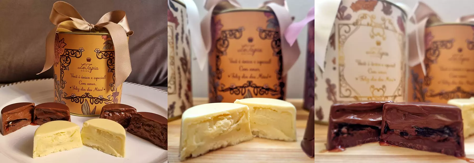Pão de Mel de chocolate branco e ao leite da Le Tapia - Latas de Dia das Mães - Just Real Moms