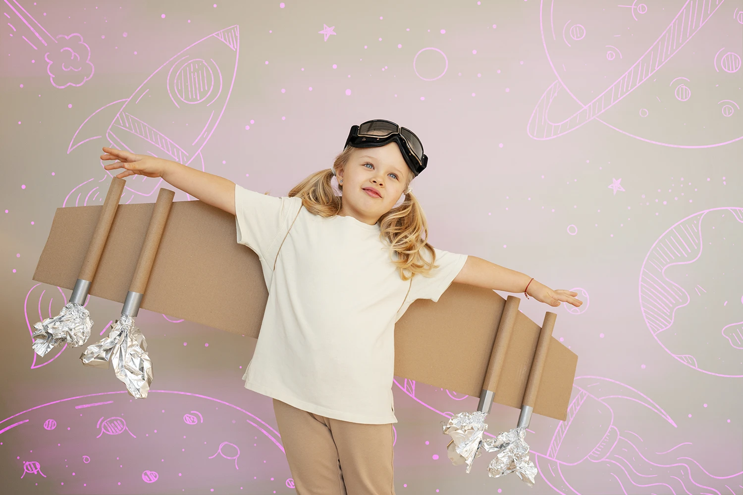 Inspirações para festa infantil com realidade virtual com tema exploração espacial com foguete Inspirações para festa infantil com realidade virtual com tema exploração espacial com foguete