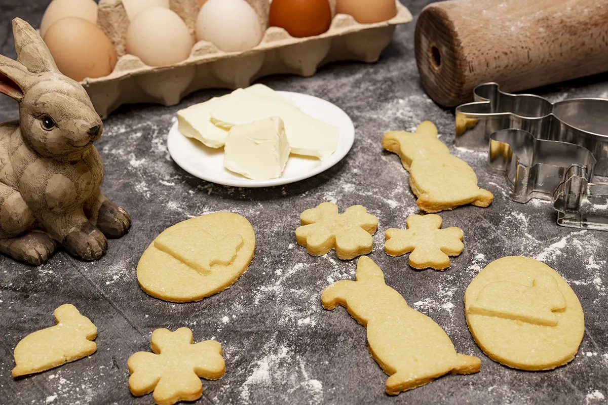 Receita Biscoito saudável infantil - Páscoa