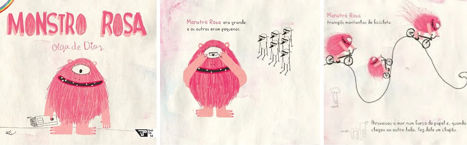 Livro O Monstro Rosa