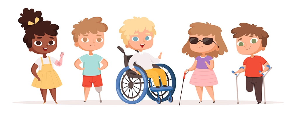 Ilustração - Crianças com Deficiência – 5 desafios que ainda precisam ser vencidos