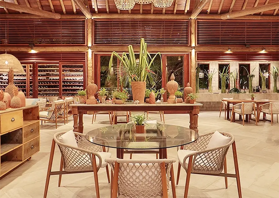 Restaurante da Pousada Anttunina em Alagoas - para as férias de julho