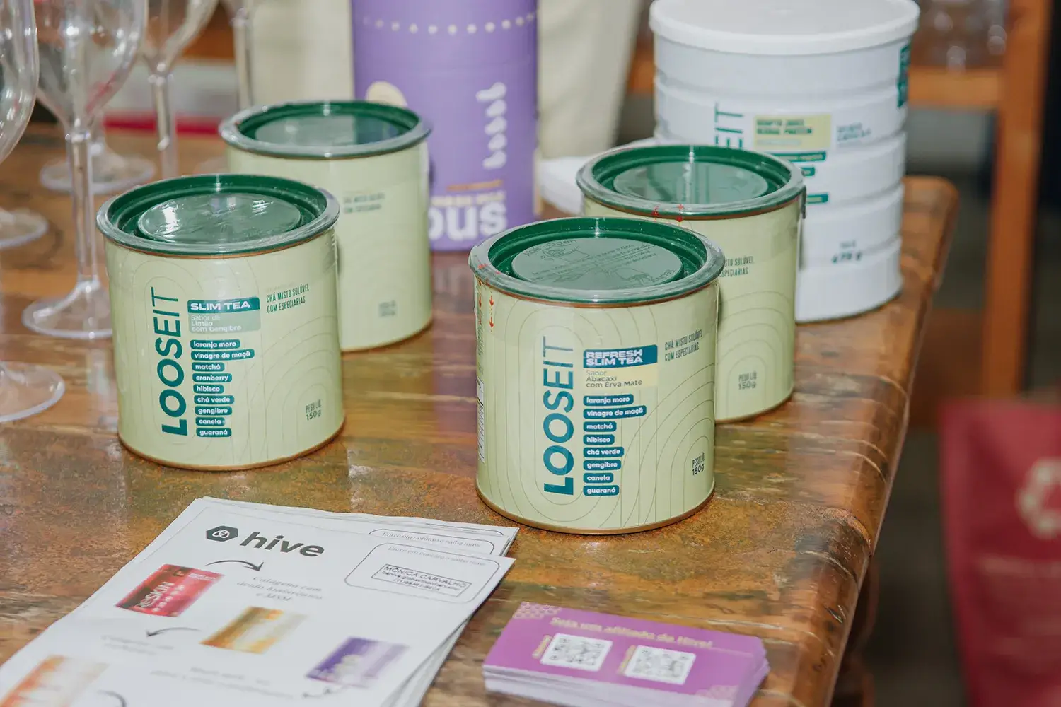 Looseit da Hive Saúde no evento do Just Real Moms