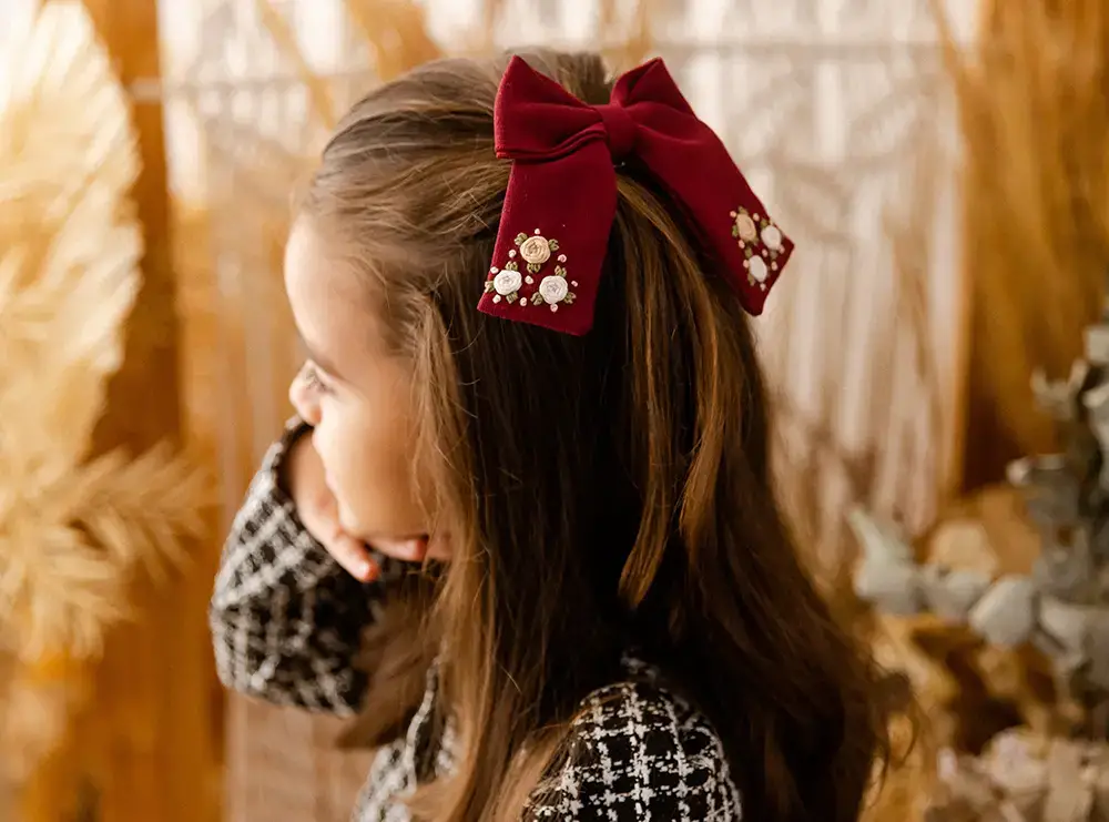 Laço de festa infantil da Lacos Blush