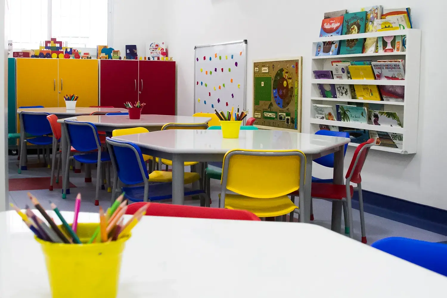 sala de aula da Petit Kids Cultural Center, escola infantil bilingue