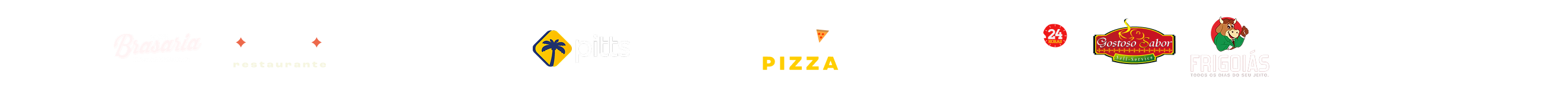 Clientes Buzco: Nagan, Bari Palesi, Grand Cru, Papa Jerimum, Daguia, Hawaii Poke, Recrutn, Pitts, Nossa Salada, Let's Pizza, Brasaria, Gelo e Gela, Frigoiás, Tábua de Carne