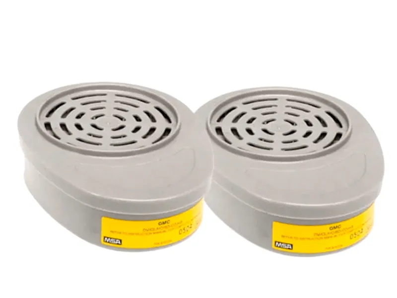 Cartuchos e Filtros Químicos VO/GA para Vapores Orgânicos e Gases Ácidos